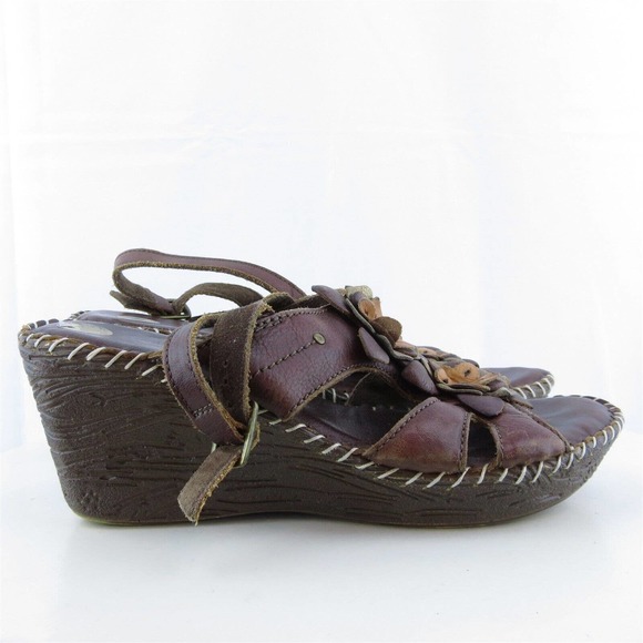 Heavenly Feet Women‎ Gladiator Shoes Brown Leather Buckle Size 8 Medium (B, M) - Picture 5 of 11